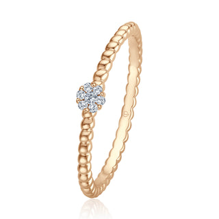 Verlobungsring Beloved mit 7 Brillanten im Bouquet in Roségold