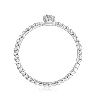 Verlobungsring Beloved mit 7 Brillanten im Bouquet in Weißgold