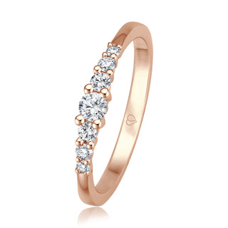 Verlobungsring Delightful mit Brillanten 0,25 ct in Rotgold