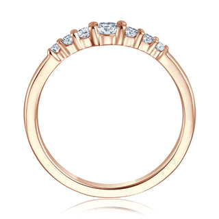 Verlobungsring Delightful mit Brillanten 0,25 ct in Rotgold