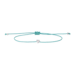 Armband Azzurro mit Herz und Brillant