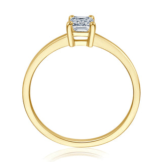 Verlobungsring Stunning mit Emerald-Cut-Diamant 0,70 ct in Gelbgold