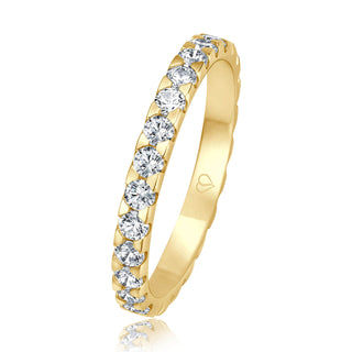 Vorsteckring My Little Empress mit Brillanten in Gelbgold, ca. 1,35 ct