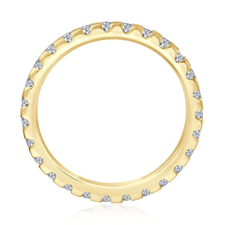 Vorsteckring My Little Empress mit Brillanten in Gelbgold, ca. 1,35 ct – Seitenansicht