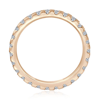 Vorsteckring My Little Empress mit Brillanten in Roségold, ca. 1,35 ct – Seitenansicht