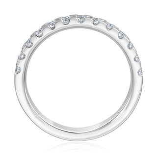 Vorsteckring My Little Empress mit Brillanten in Weißgold, ca. 0,65 ct – Seitenansicht
