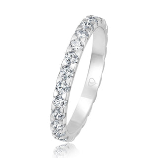 Vorsteckring My Little Empress mit Brillanten in Weißgold, ca. 1,35 ct