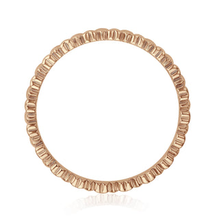 Vorsteckring My Serenity mit Herzen in Roségold – Seitenansicht