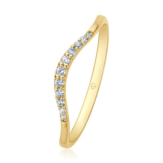 Vorsteckring My Sweetheart mit Brillanten in Gelbgold