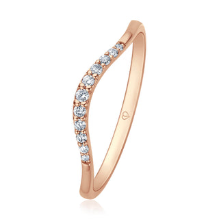 Vorsteckring My Sweetheart mit Brillanten in Rotgold