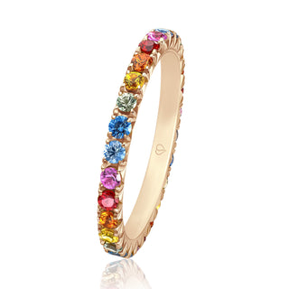 Vorsteckring Your Passion Color mit Saphiren in Roségold