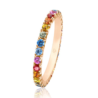 Vorsteckring Your Passion Color mit Saphiren in Rotgold