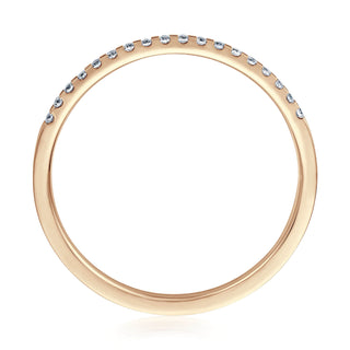 Vorsteckring Your Clarity mit Brillanten in Roségold – Seitenansicht
